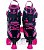 Patins 4 Rodas Preto/Rosa com Acessórios PF-04 (36-39) - Fênix - Imagem 2