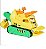 Patrulha Canina Veículo Rubble Dino Movie 4877 - Sunny - Imagem 3