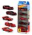 Kit Hot Wheels Colecionável Pacote com 5 Ferraris JLN12 - Mattel - Imagem 2