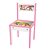 Conjunto de Mesa com 2 Cadeiras Infantil Rosa Goplay 920 - Junges - Imagem 3