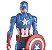 Boneco Vingadores Capitão América Titan Hero Blast Gear E7877 - Hasbro - Imagem 4