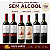 Kit Vinho Tinto Sem Álcool La Dorni Bordô 6 Garrafas 720mL - Imagem 1