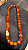 Colar de Agatha Laranja - Imagem 2