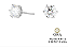 Brinco Solitario Glam Moissanite 1.0 ct 6,5 MM - Imagem 2