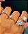 Anel Solitario Moissanite 0.5 CT - Imagem 2