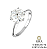 Anel Solitario Moissanite 2 ct - Imagem 1