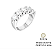 Meia Aliança Moissanite - Imagem 1