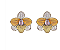 Brinco Orquidea - Imagem 1