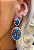 Brinco Mosaico Turquesa - Imagem 1