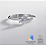 Anel Solitário Moissanite Prata 950 - Imagem 3