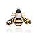 Broche Abelha Cristina Sabatini - Imagem 1