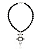 Colar Pingente Cristal Max Prata - Imagem 1