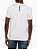CALVIN KLEIN JEANS CAMISETA BÁSICA LOGO MINIMALISTA BRANCA - Imagem 2
