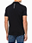 CALVIN KLEIN JEANS CAMISA POLO BÁSICA ESTAMPA ÔMEGA PRETA - Imagem 3