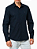 CALVIN KLEIN CAMISA SLIM BÁSICA MANGA LONGA AZUL MARINHO - Imagem 1