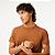 LACOSTE CAMISETA EM JÉRSEI DE ALGODÃO PIMA MARROM - Imagem 3