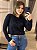 CALVIN KLEIN CROPPED MANGA LONGA PRETO - Imagem 1