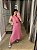 VESTIDO BASIC LINHO BORDADO ROSA - Imagem 1