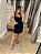 VESTIDO CURTO SARJA POLIAMIDA PRETO - Imagem 1
