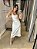 VESTIDO MIDI DEGAGÊ SATIN OFF WHITE - Imagem 1