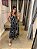 VESTIDO MIDI VISCOSE ESTAMPADO AMPLO PRETO - Imagem 1