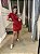 VESTIDO CURTO LINHO LONDON VERMELHO - Imagem 1