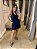 CONJUNTO LINHO DIANA BLUSA LONGA E SHORTS MARINHO - Imagem 1