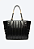 SCHUTZ BOLSA SHOPPING GRANDE IZZY COURO PRETA - Imagem 4