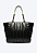 SCHUTZ BOLSA SHOPPING GRANDE IZZY COURO PRETA - Imagem 2