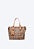 SCHUTZ BOLSA MINI NINA TRIANGLE BEGE - Imagem 1