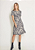 VESTIDO MIDI ANIMAL PRINT PRETO - Imagem 1