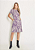 VESTIDO MIDI ANIMAL PRINT ROXO - Imagem 1