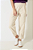 CALÇA ROTERDÃ RISCA DE GIZ COM PREGAS CREME - Imagem 1