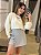 BLUSA MOLETOM MATELASSÊ PEDRARIA OFF WHITE - Imagem 1