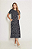 VESTIDO MIDI VISCO ROGEANT POÁ PRETO - Imagem 1