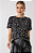 BLUSA RONJAN ESTAMPADA PRETA - Imagem 1