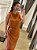 CONJUNTO CROPPED REGATA E SAIA MIDI BOTÕES FERRUGEM - Imagem 2