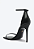 SCHUTZ SANDÁLIA SALTO ALTO KENDALL COURO PRETA - Imagem 5