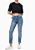 CALVIN KLEIN JEANS CALÇA JEANS SLIM 5 POCKETS AZUL CLARO - Imagem 1