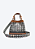 SCHUTZ BOLSA MINI TOTE EMMA NEO TRIAGLE MARROM - Imagem 4