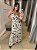 LADO AVESSO VESTIDO LONGO ABSTRATO OFF WHITE - Imagem 1