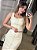 CONJUNTO COURO ECO TOP E SAIA MIDI JAMILE CREME - Imagem 2
