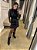 VESTIDO CURTO MUSCLE COURO ECO PRETO - Imagem 1