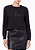 CALVIN KLEIN JEANS CASACO MOLETOM RELEVO PINO PRETO - Imagem 1