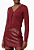 CALVIN KLEIN JEANS CARDIGAN GOLA V BÁSICO VERMELHO ESCURO - Imagem 1