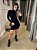 CALVIN KLEIN JEANS VESTIDO CURTO RIBANA GOLA ALTA PRETO - Imagem 1