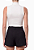 CALVIN KLEIN JEANS BLUSA SEM MANGA GOLA ALTA CROPPED CANELADA OFF WHITE - Imagem 2