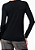 CALVIN KLEIN JEANS BLUSA TRICOT MANGA LONGA GOLA CARECA PRETO - Imagem 2