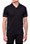 CALVIN KLEIN JEANS POLO MANGA CURTA SILK LOGO PRETO - Imagem 1