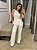CONJUNTO REGATA ASSIMÉTRICA E CALÇA RETA OFF WHITE - Imagem 1